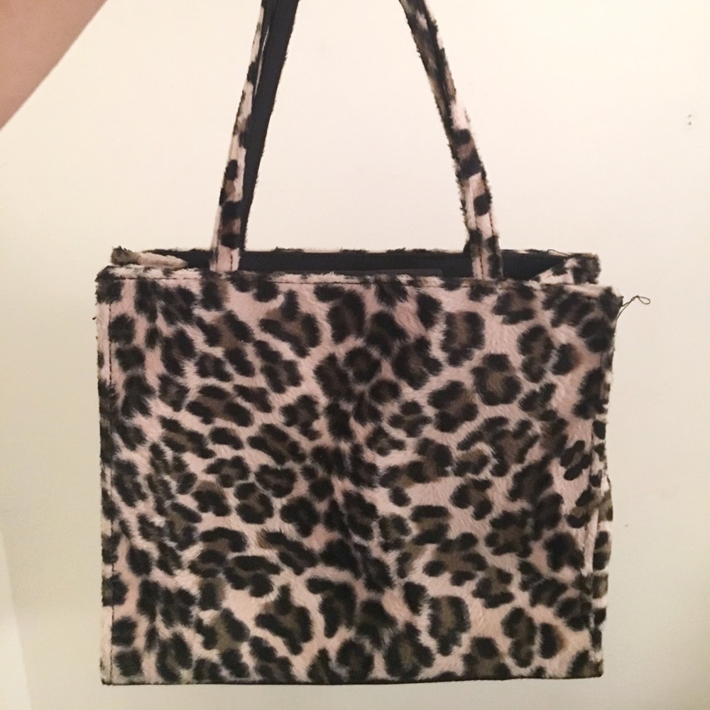 Leopard print handbag